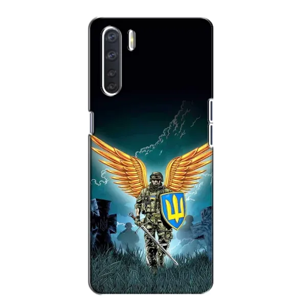 Чехол с принтом «Солдат ЗСУ» для OPPO A91 Чехол с принтом «Солдат ЗСУ» для OPPO A91