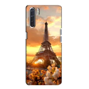Чохол Ейфелева Вежа Oppo A91 - (AlphaPrint) (Сонячня вежа)