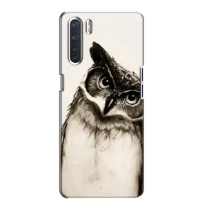 Чохол з пташками на Oppo A91 (VPrint) (Сова)