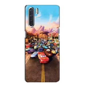 Силіконовий чохол Маквін для Oppo A91 (Тачки на трасі)