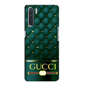 Чохли GUCCI для OPPO А91 (AlphaPrint) (Текстура Гуччі)