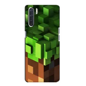Чохол Майнкрафт на Oppo A91 (AlphaPrint) Minecraft (текстура Майнкрафт)