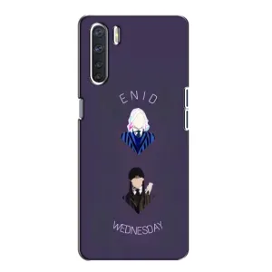 Чохли Венсдей на Oppo A91 Уенсдей (AlphaPrint) (Венздей і подруга)