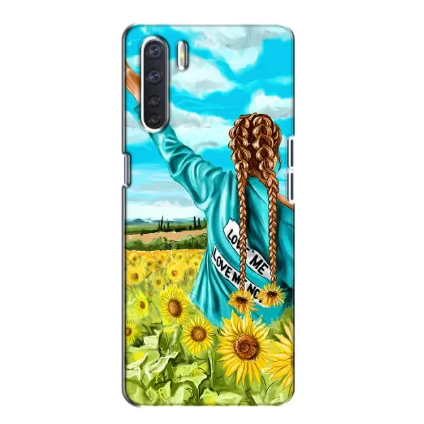 Чехол с принтом «Украиночка» для OPPO A91