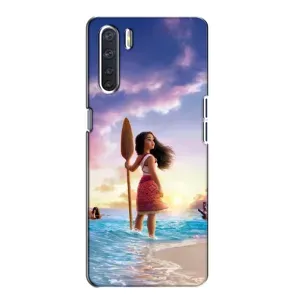 Чохол з мультфільмом Ваяна Oppo A91 (Моана з веслом)