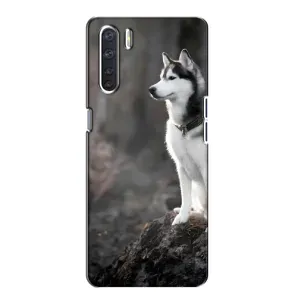 Чохол з Хаскі Oppo A91 - (AlphaPrint) (Вірний собака)