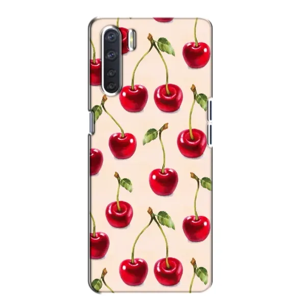 Чехол с принтом «Вишня» для OPPO A91