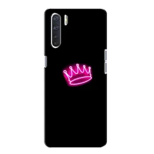 Чохол з Короною OPPO А91 - (AlphaPrint) (Яскрава корона)