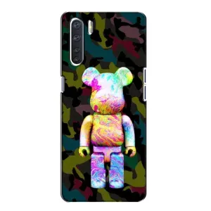 Чохли для Oppo A91 - Bearbrick Louis Vuitton (PREMIUMPrint) (Яскравий Bearbrick)