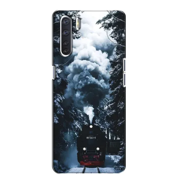 Чохол з принтом «Зимовий потяг» для OPPO A91 Чохол з принтом «Зимовий потяг» для OPPO A91