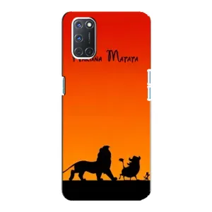 Чохол Король лев на OPPO А92 (Акуна Матата закат)