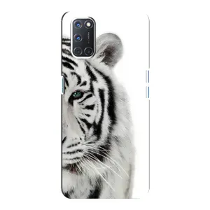 Чехлы с картинками животных Oppo A92 (Белый Тигр)