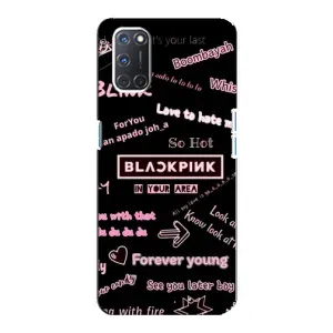 Чехол с музыкальной группой для Oppo A92 (BLACKPINK)