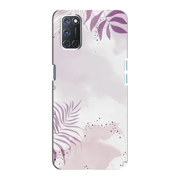 Чехол с принтом «Фиолетовые листья» для OPPO A92 Чехол с принтом «Фиолетовые листья» для OPPO A92