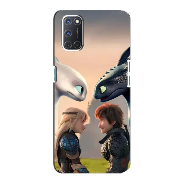 Чохол з принтом «Гикавка і Астрід» для OPPO A92