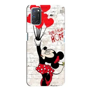 Чехол Disney Mouse Oppo A92 (PREMIUMPrint) (Heart Minni)