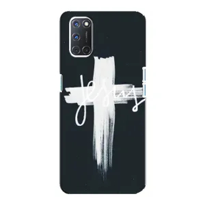 Чехол для Oppo A92 (AlphaPrint) - (Христианские) (Иисус)