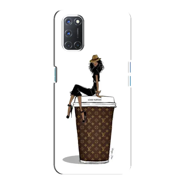 Чехол с принтом «кофе LOUIS VUITTON» для OPPO A92