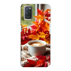 Чехол с уникальным дизайном «Осень с кофе» для Oppo A92