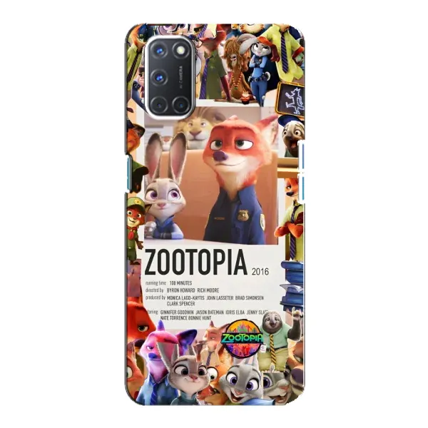 Чохол з принтом «Постер Зоотрополіс» для OPPO A92