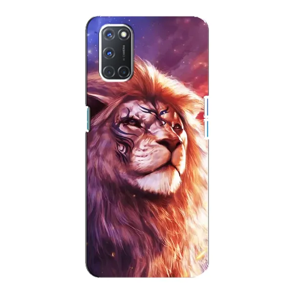Чехол с принтом «Красочный Лев» для OPPO A92 Чехол с принтом «Красочный Лев» для OPPO A92