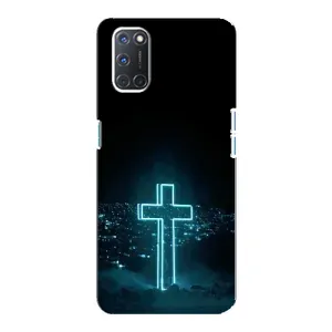 Чехол для Oppo A92 (AlphaPrint) - (Христианские)