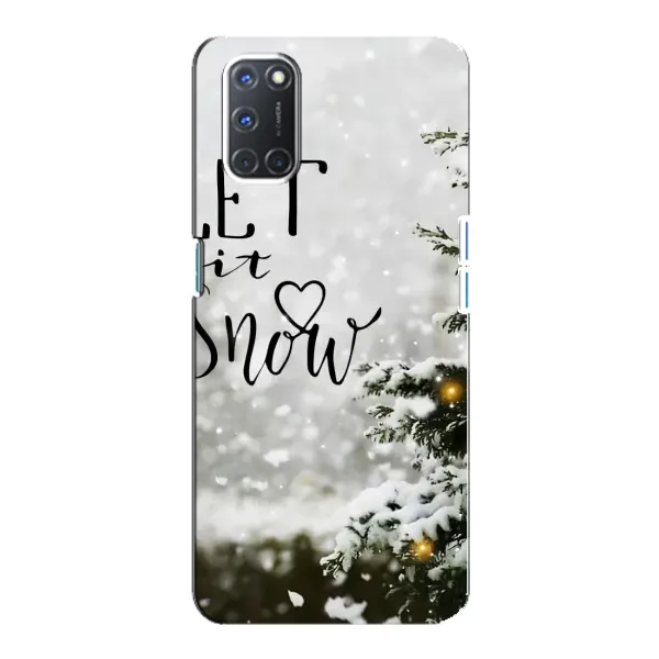 Чехол с принтом «Let it snow» для OPPO A92