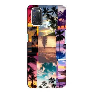Силиконовый чехол с КАРТИНКАМИ лето для Oppo A92 (AlphaPrint) (Летний отпуск)