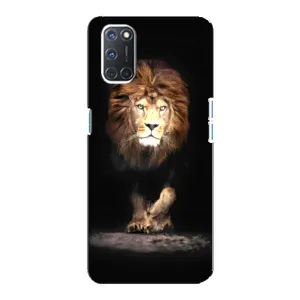 Чехол со Львом для Oppo A92 (VPrint) (Лев)