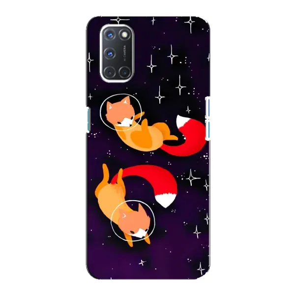 Чехол с принтом «Лисички космонавты» для OPPO A92 Чехол с принтом «Лисички космонавты» для OPPO A92