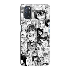 Анимешный чехол для Oppo A92 (Ahegao manga)