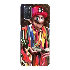 Брендновые Чехлы для Oppo A92 - (PREMIUMPrint) (Mario LV)