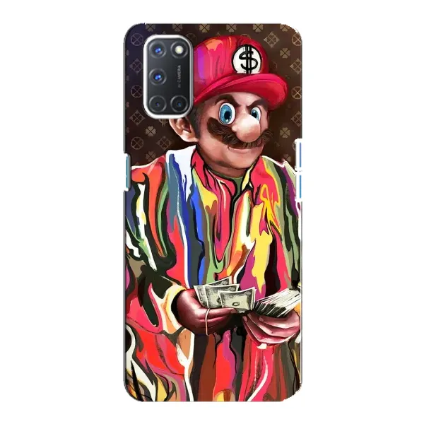 Чехол с принтом «Mario LV» для OPPO A92