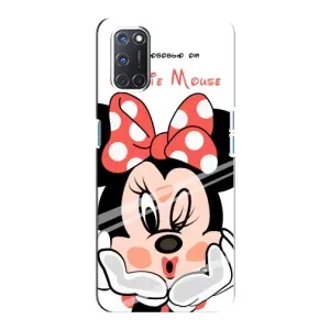 Эксклюзивный чехол для Oppo A92 (AlphaPrint - Мультяшные) (Маус Минни)