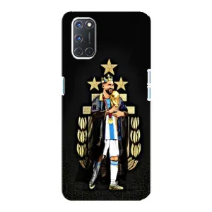 Чехлы для Oppo A92 (Leo чемпион) (AlphaPrint) (Месси Король)
