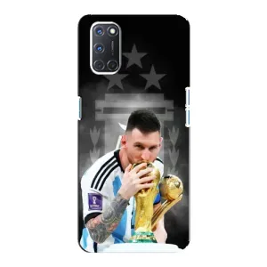 Чехлы для Oppo A92 (Leo чемпион) (AlphaPrint) (Месси Чемпион)