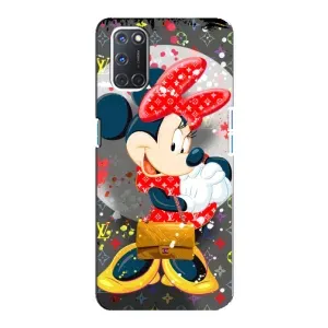 Чехол Disney Mouse Oppo A92 (PREMIUMPrint) (Minni с бантиком)