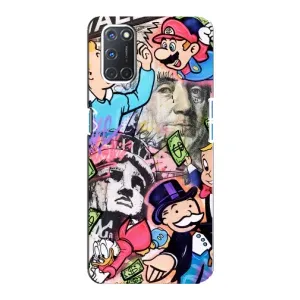 Чехлы с крутыми принтами для Oppo A92 - (PREMIUMPrint) (Monopoly man)