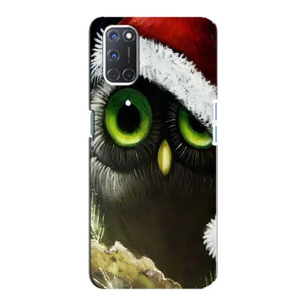 Чохол з принтом «Новорічна Сова» для OPPO A92