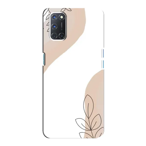 Чехол с принтом «Нюдовая веточка абстракция» для OPPO A92