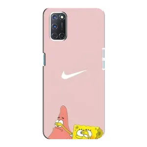 Чохол Губка Боб для OPPO А92 (Патрік і Губка)