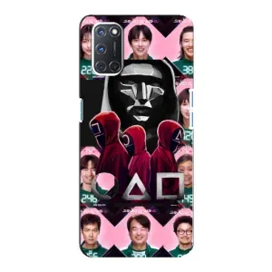 Чохол Гра в кальмара для Oppo A92 (Учасники Гра кальмара)