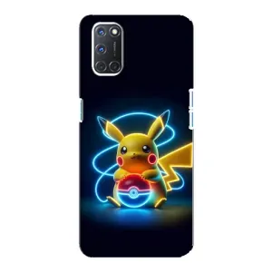 Чехол с Пикачу на Oppo A92 (Покемон)
