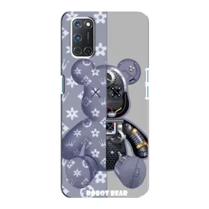 Крутые Чехлы Луи Виттон для Oppo A92 (AlphaPrint) (Робот Мишка)