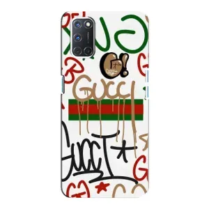 Брендновые Чехлы для Oppo A92 - (PREMIUMPrint) (Стиль GUUCI)
