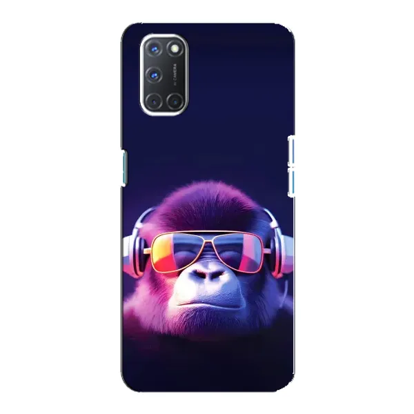 Чохол з принтом «Стильна мавпа» для OPPO A92