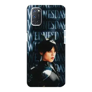 Чохли Венсдей на Oppo A92 Уенсдей (AlphaPrint) (Венздей кішка)