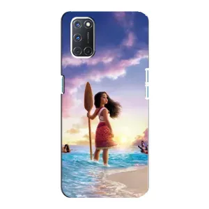Чохол з мультфільмом Ваяна Oppo A92 (Моана з веслом)