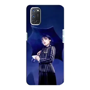 Силиконовый чехол с картинкой для Oppo A92 (Венсдей)