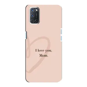 Чехлы для мамы на Oppo A92 (Сердце маме)